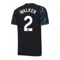 Dres Manchester City Kyle Walker #2 Tretina 2023-24 Krátky Rukáv